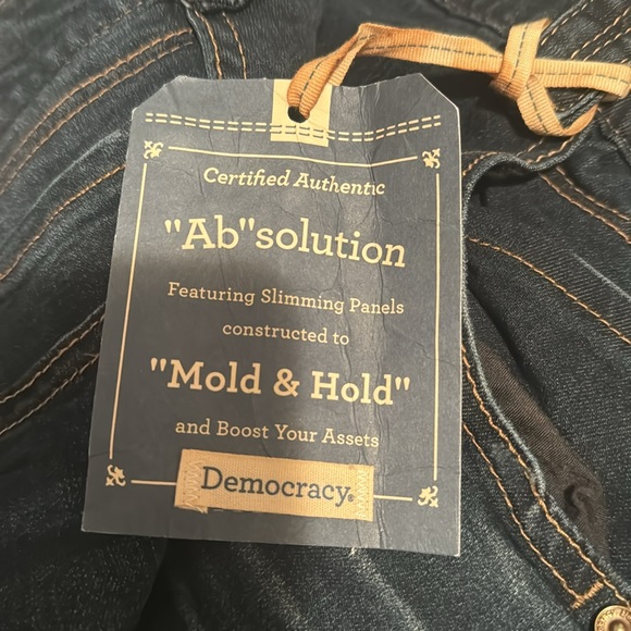 NWT Democracy Blue Jean Shorts Size 24W - Picture 7 of 7